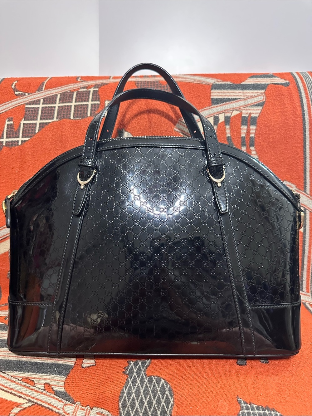Gucci ❤️🌟 Microguccissima Dome Satchel Patent Leather ⭐️